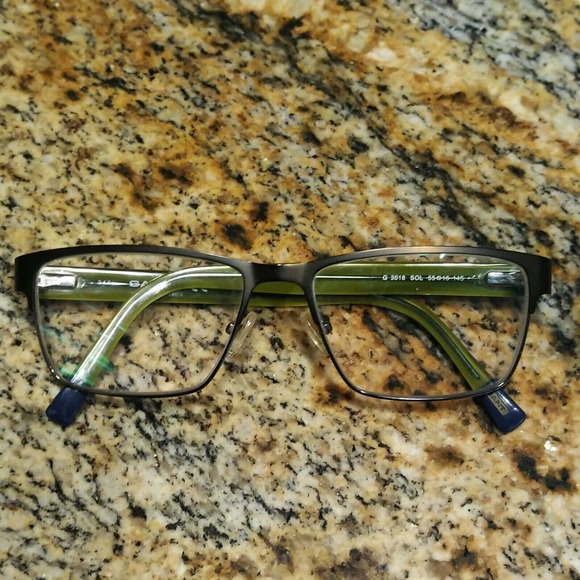 Gant Other - Gant G3040 SOL Brown Mens Rectangle Half Rim Eyeglasses 55-16-145